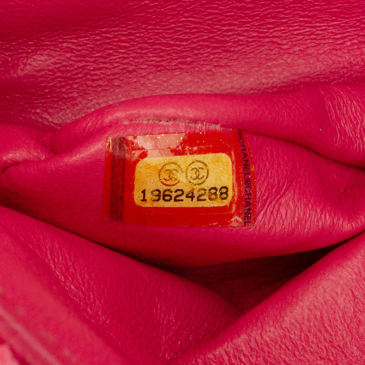 Chanel Medium Classic Tweed Double rabat Rose