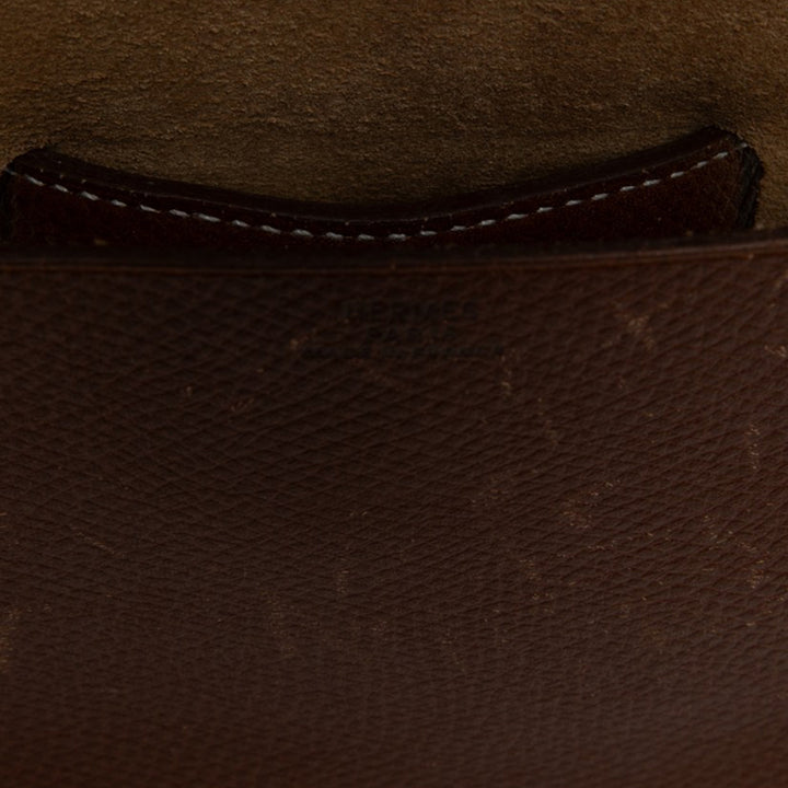 Hermès Courchevel Pochette Waist Sac Marron – vue 5 – GABY PARIS