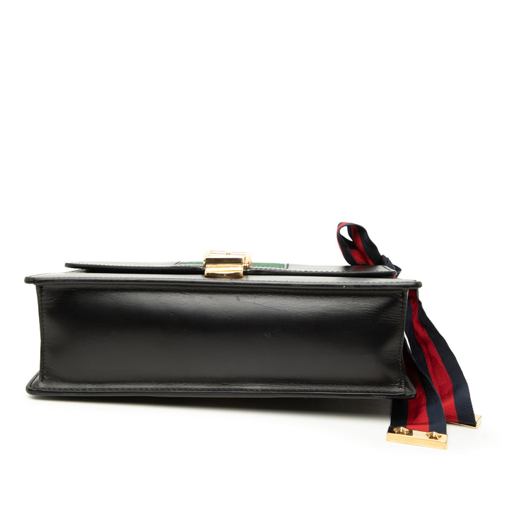 Web Sylvie Sac Petit Cuir de veau Noir