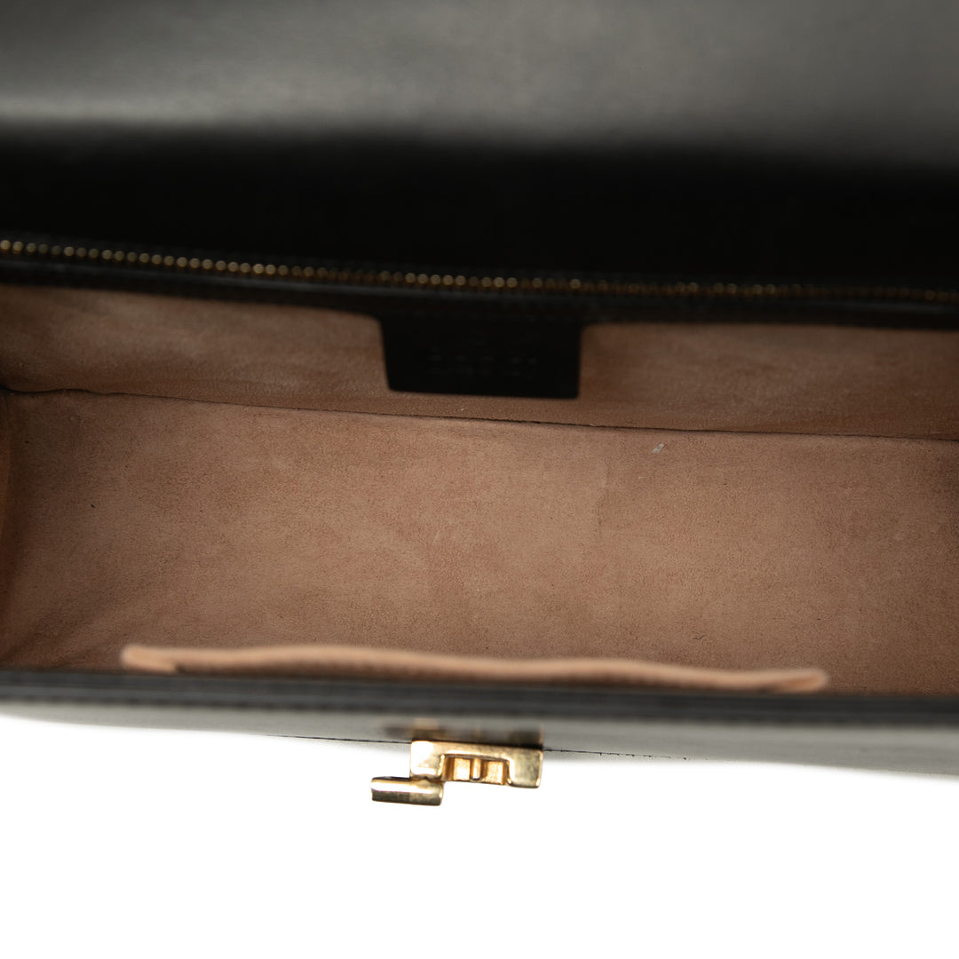 Web Sylvie Sac Petit Cuir de veau Noir