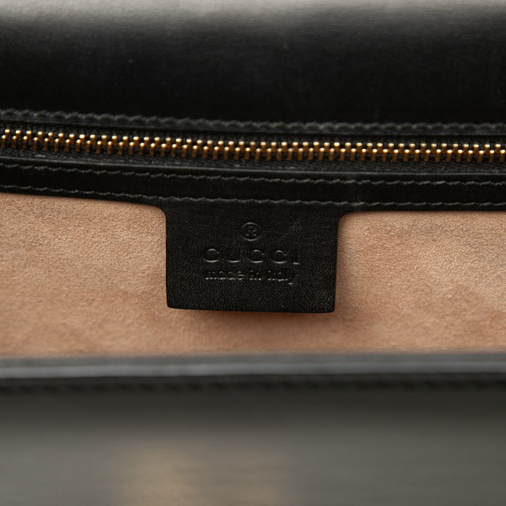 Web Sylvie Sac Petit Cuir de veau Noir