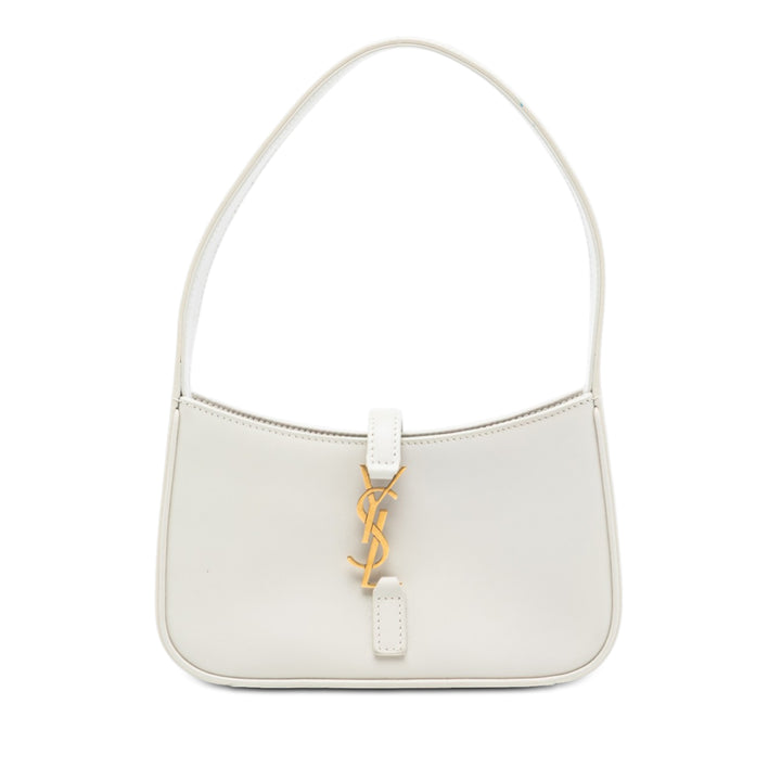 Saint Laurent Mini Smooth Cuir de veau Le 5 a 7