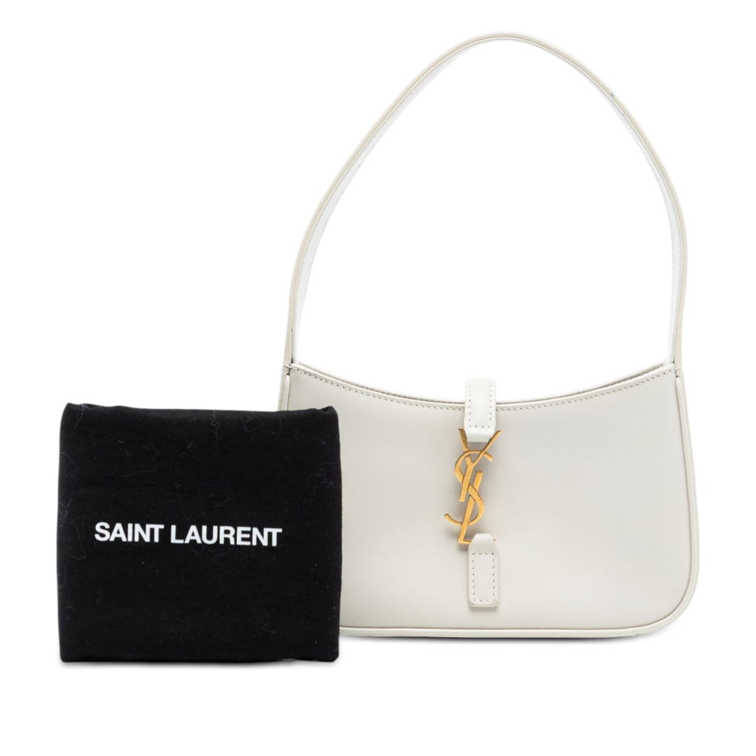 Saint Laurent Mini Smooth Cuir de veau Le 5 a 7