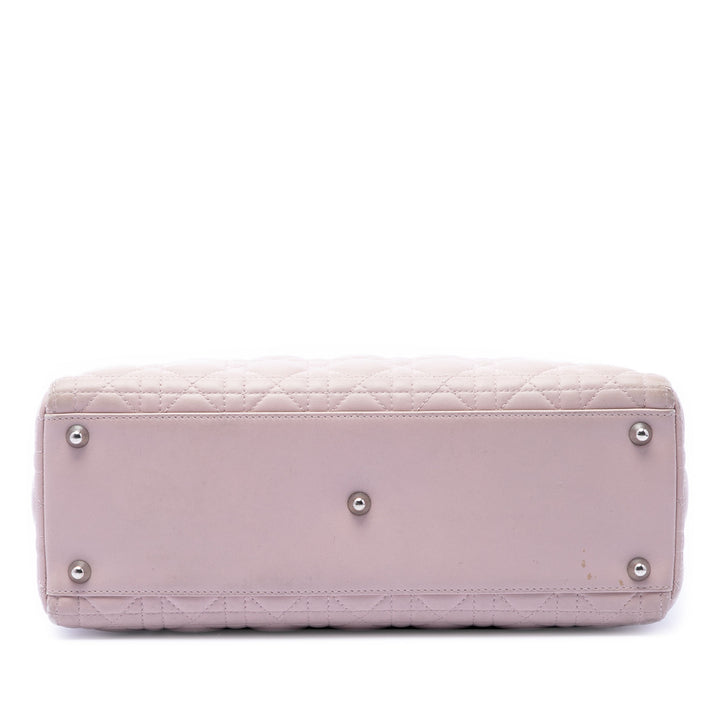 Dior Large Cuir d’agneau Cannage Lady Dior
