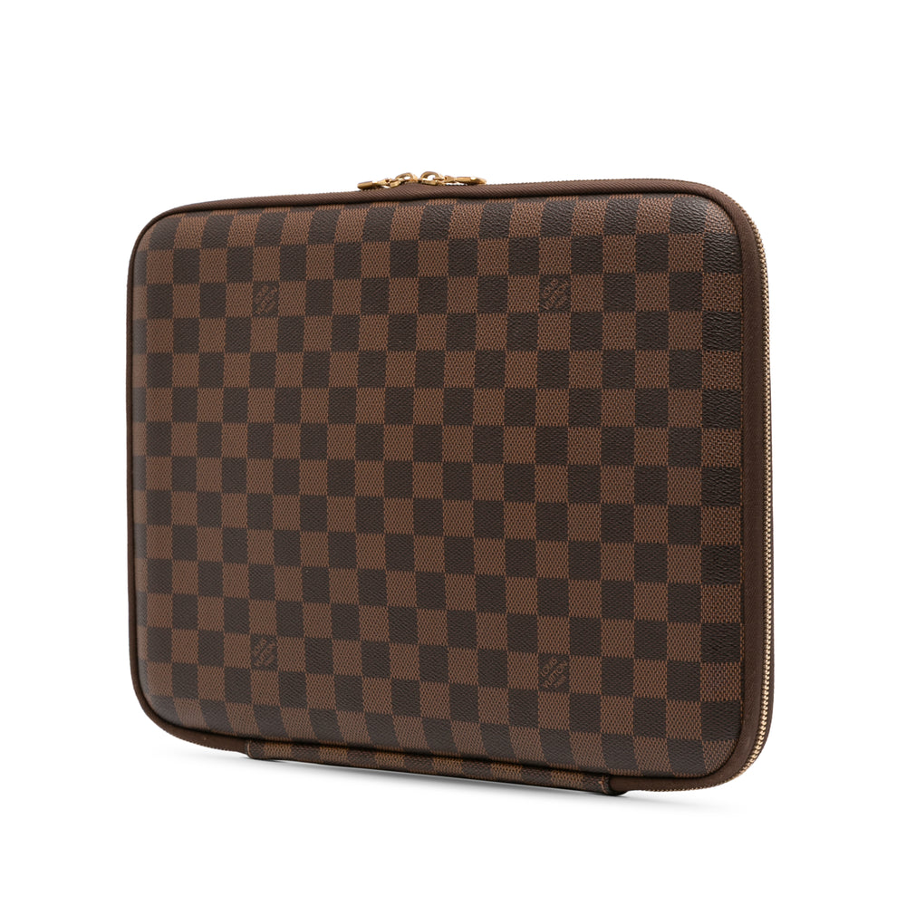 Damier Ebene Horizon Laptop Sleeve Brown - Gaby Paris