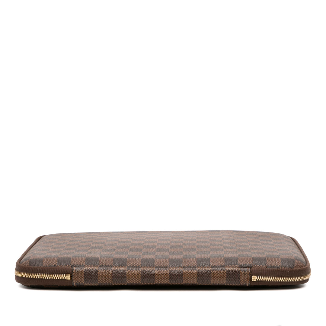 Damier Ebene Horizon Laptop Sleeve Brown - Gaby Paris