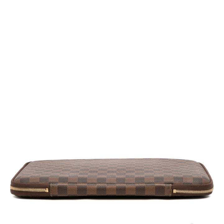 Damier Ebene Horizon Laptop Sleeve Brown - Gaby Paris