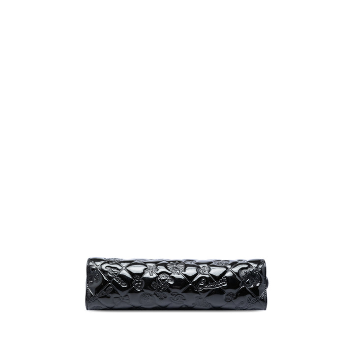 Chanel Matelassé Cuir verni embossé Lucky Symbols Pochette