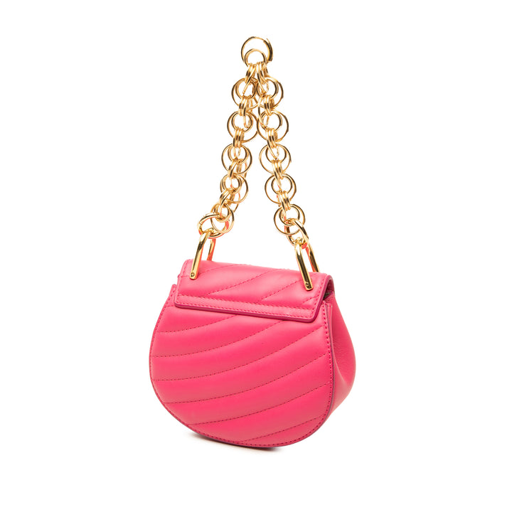 Chloé Sac à main Matelassé Drew Bijou Nano Rose – vue 2 – GABY PARIS