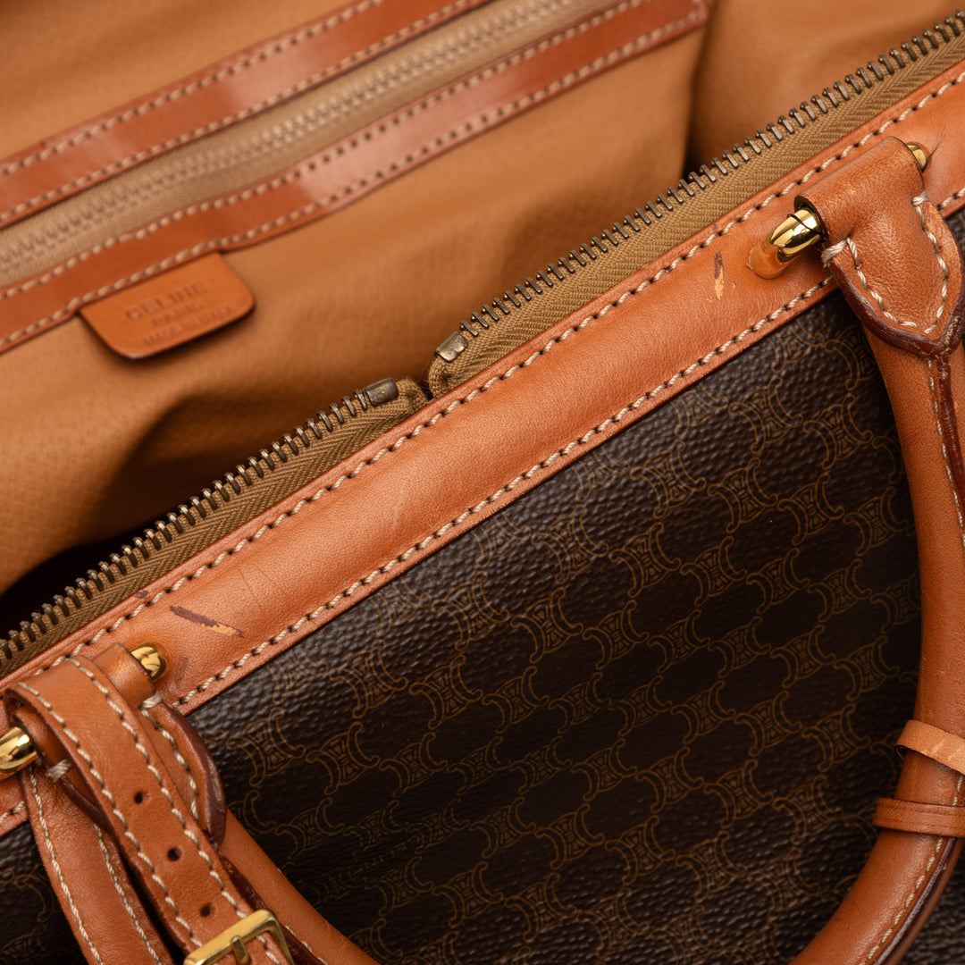 Celine Macadam Coated Toile Sac de voyage