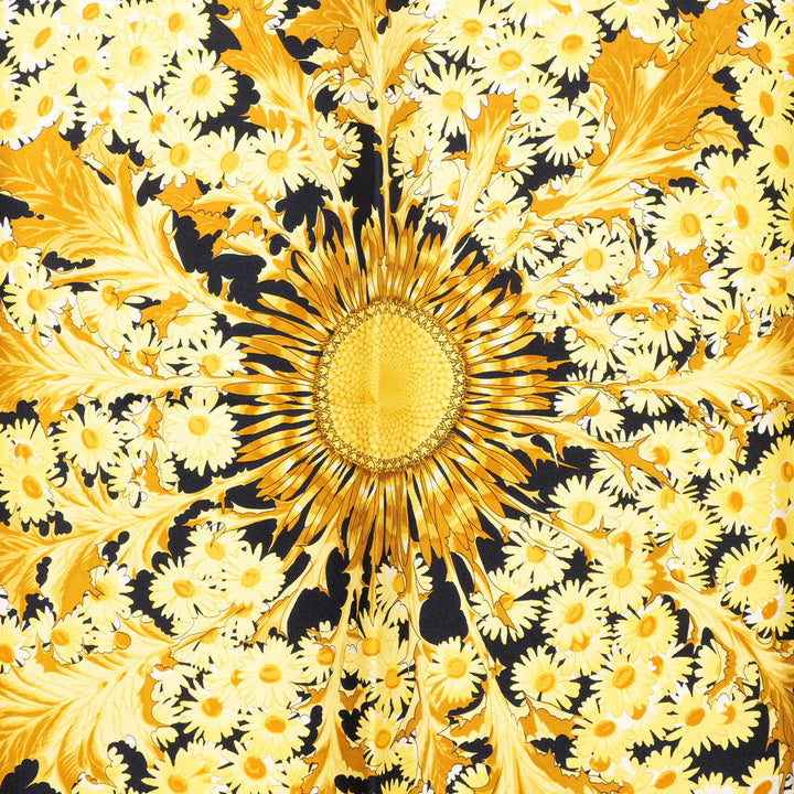 Hermès Fleurs et Carlines Soie Foulard 90