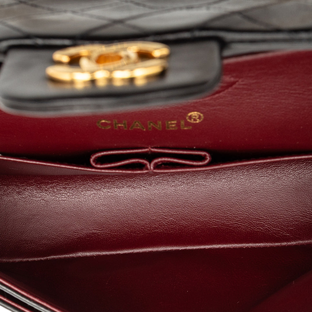 Chanel Small Classic Cuir d’agneau Double rabat – GABY PARIS Authentique