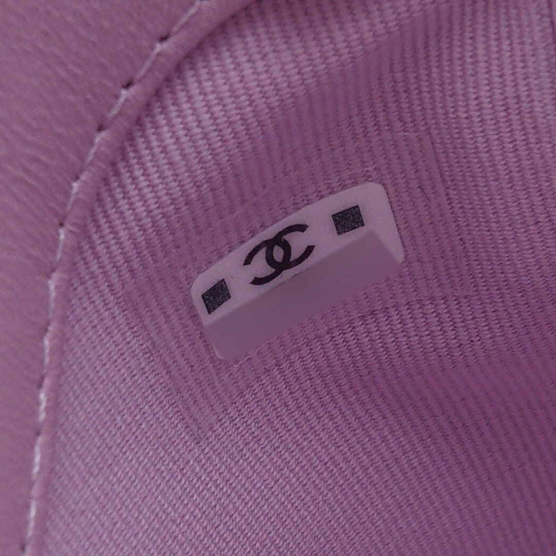 Chanel Micro brillant Cuir d’agneau 31 Pochette avec chaîne