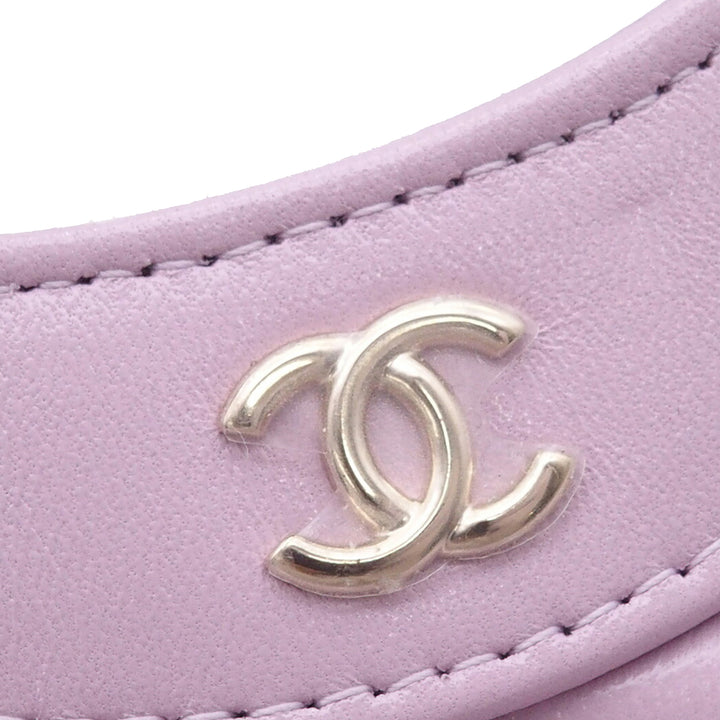 Chanel Micro brillant Cuir d’agneau 31 Pochette avec chaîne