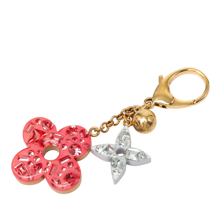 Louis Vuitton plaqué et Resin Glam Flower Bijou de sac et Key Holder