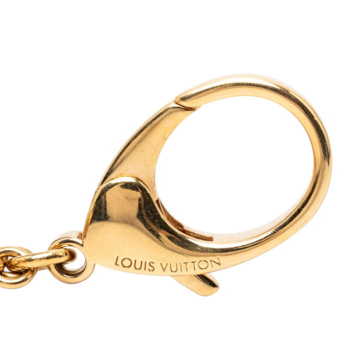Louis Vuitton plaqué et Resin Glam Flower Bijou de sac et Key Holder