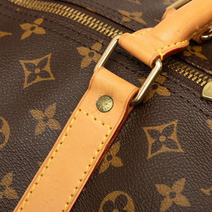 Louis Vuitton Sac de voyage Keepall 60 Monogram Marron – vue 6 – GABY PARIS