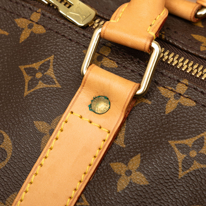 Louis Vuitton Sac de voyage Keepall 60 Monogram Marron – vue 7 – GABY PARIS