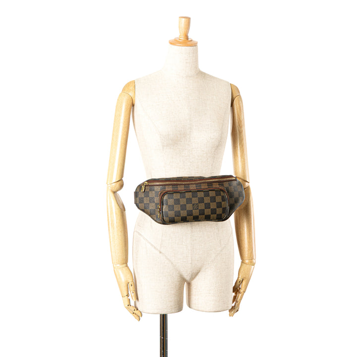 Damier Ebene Melville Belt Bum Bag Brown - Gaby Paris