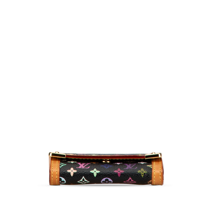 Louis Vuitton Monogram Multicolore Porte Monnaie Plat Black - GABY PARIS