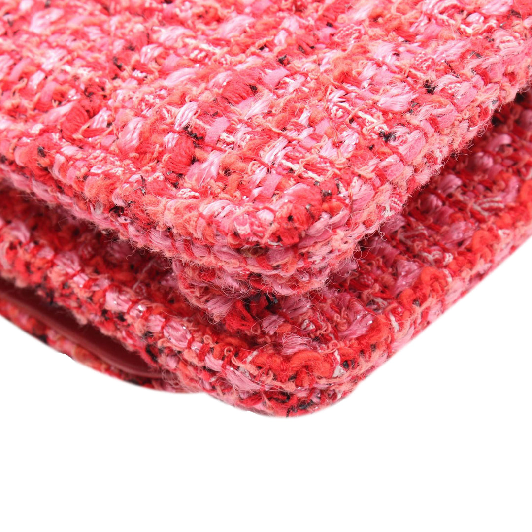 Reissue 2.55 Quilted Tweed Wallet On Chain Pink - Gaby Paris