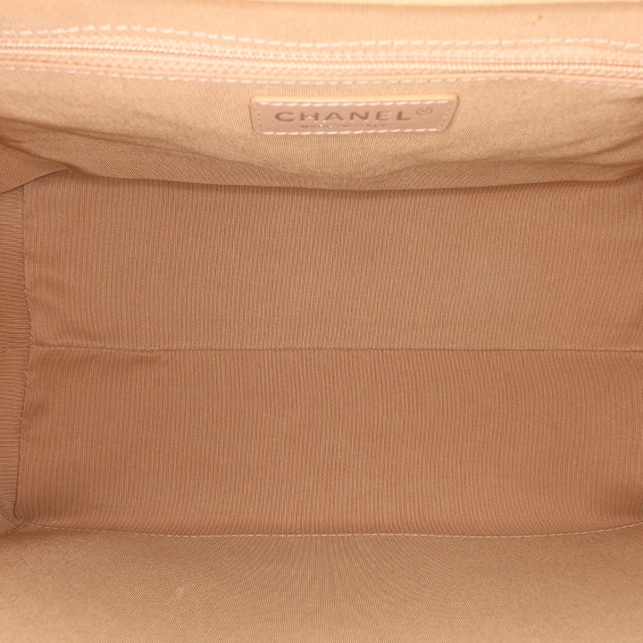 Small Quilted Calfskin Easy Shopping Tote Brown - Gaby Paris