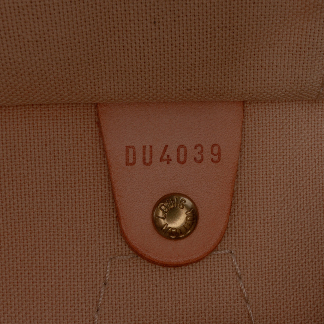 Damier Azur Speedy 30 White - Gaby Paris