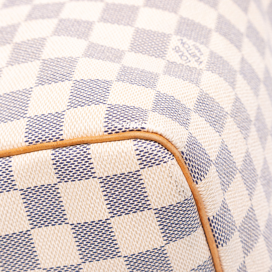 Damier Azur Speedy 30 White - Gaby Paris