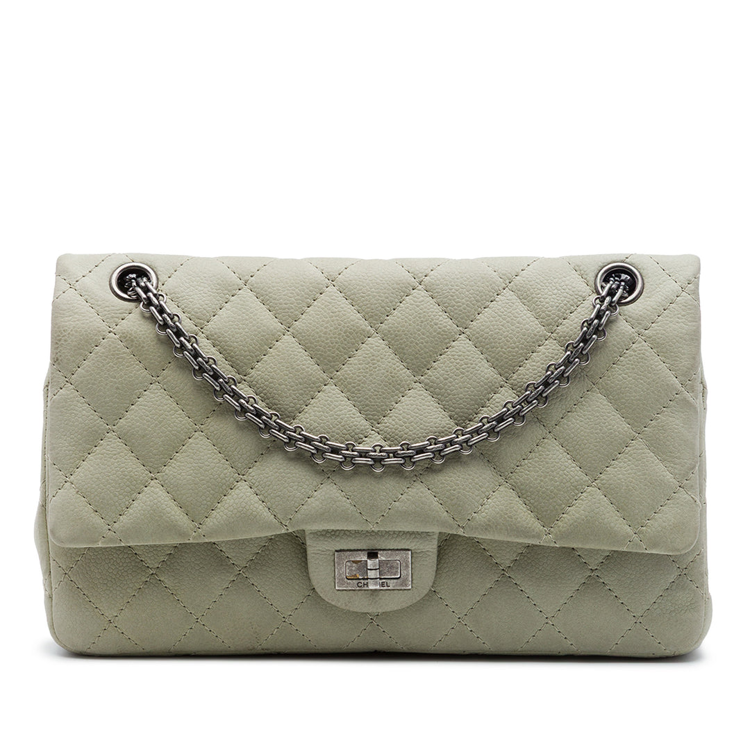 Chanel Matelassé Caviar Reissue 2.55 Double rabat 226