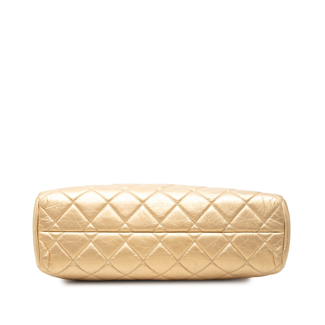Chanel Medium vieilli Cuir de veau Just Mademoiselle Bowling Sac