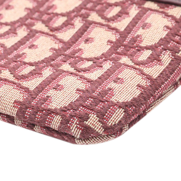 Oblique Canvas Clutch Red - Gaby Paris