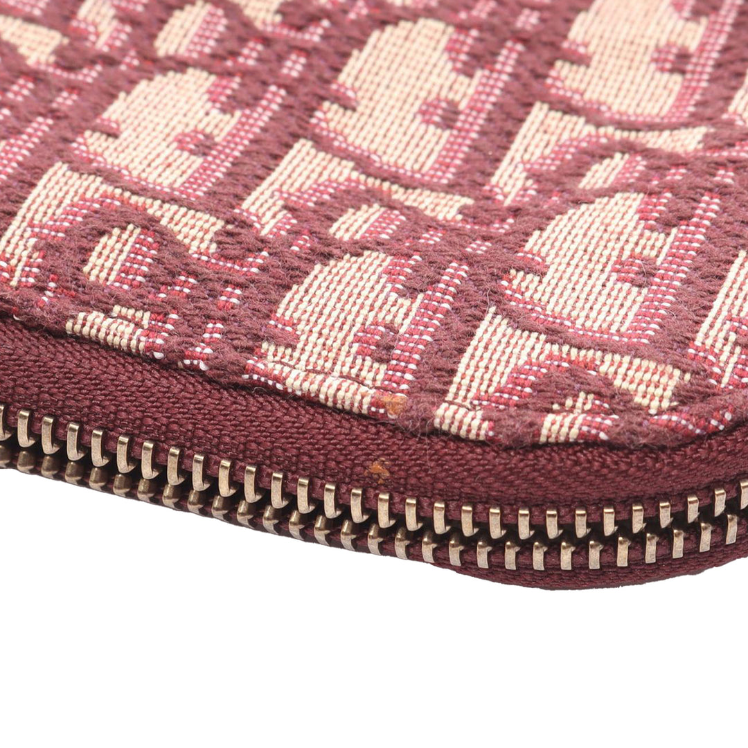 Oblique Canvas Clutch Red - Gaby Paris
