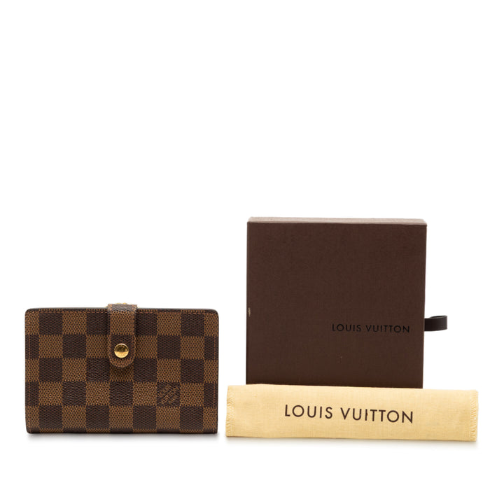 Louis Vuitton Damier Ebene French Purse Portefeuille – GABY PARIS Authentique