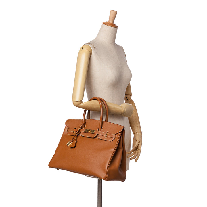Courchevel Birkin Retourne 35 Brown - Gaby Paris