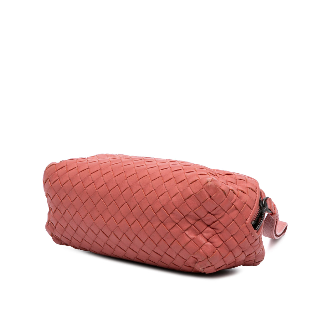 Bottega Veneta Nappa Intrecciato Pochette Rouge – GABY PARIS Authentique