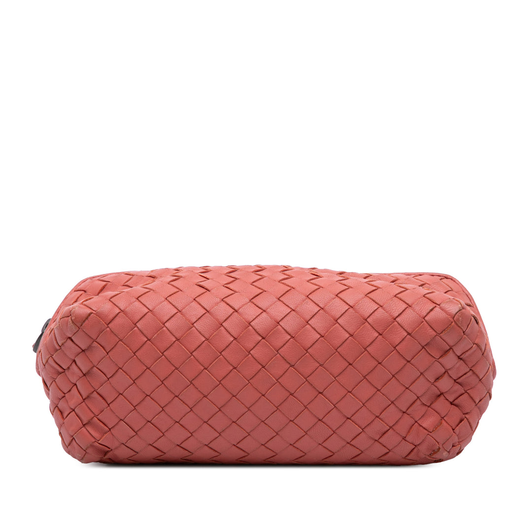 Bottega Veneta Nappa Intrecciato Pochette Rouge – GABY PARIS Authentique