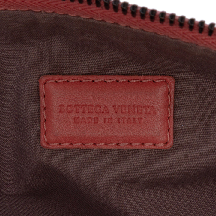 Bottega Veneta Nappa Intrecciato Pochette Rouge – GABY PARIS Authentique