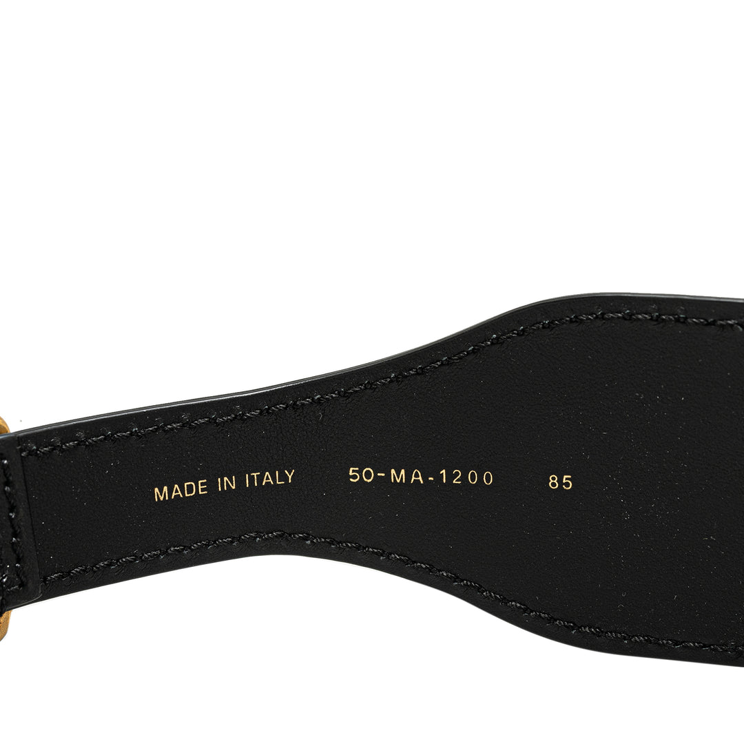 Dior Ceinture Logo brodé Cuir