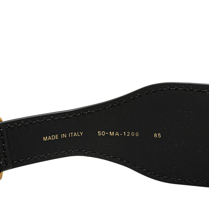 Dior Ceinture Logo brodé Cuir