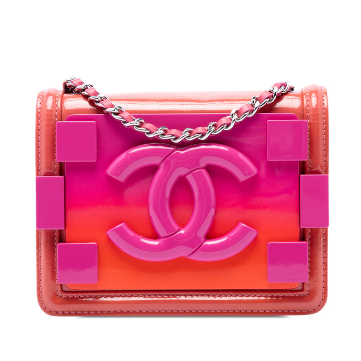 Ombre Acrylic et Boy Brick à rabat Mini Rose