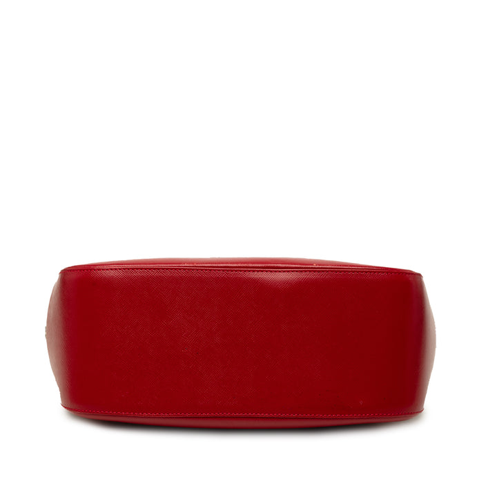 Burberry Cabas Haymarket Check Rouge – vue 3 – GABY PARIS