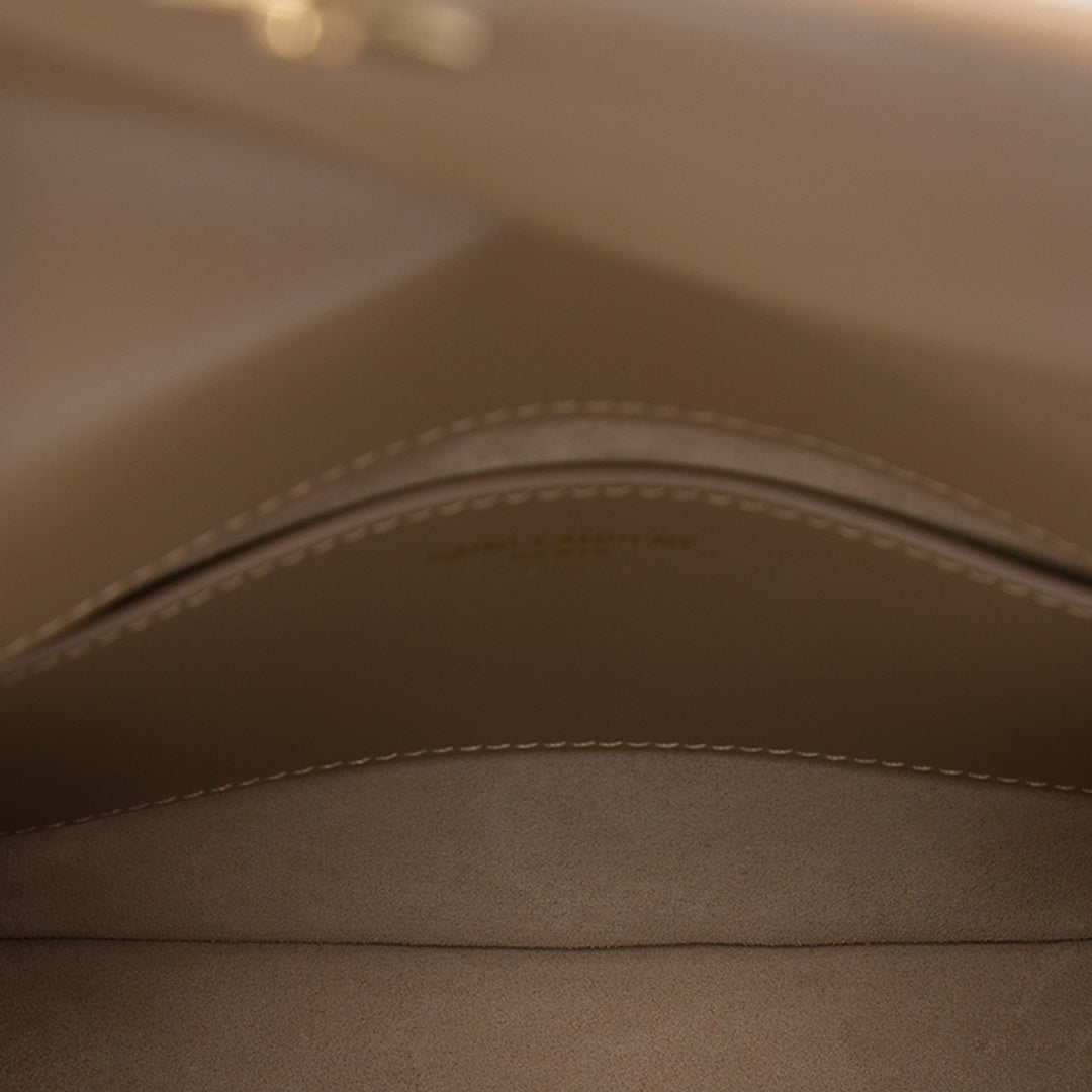 Saint Laurent Mini Box Cuir de veau Monogram Voltaire sac à anse supérieure