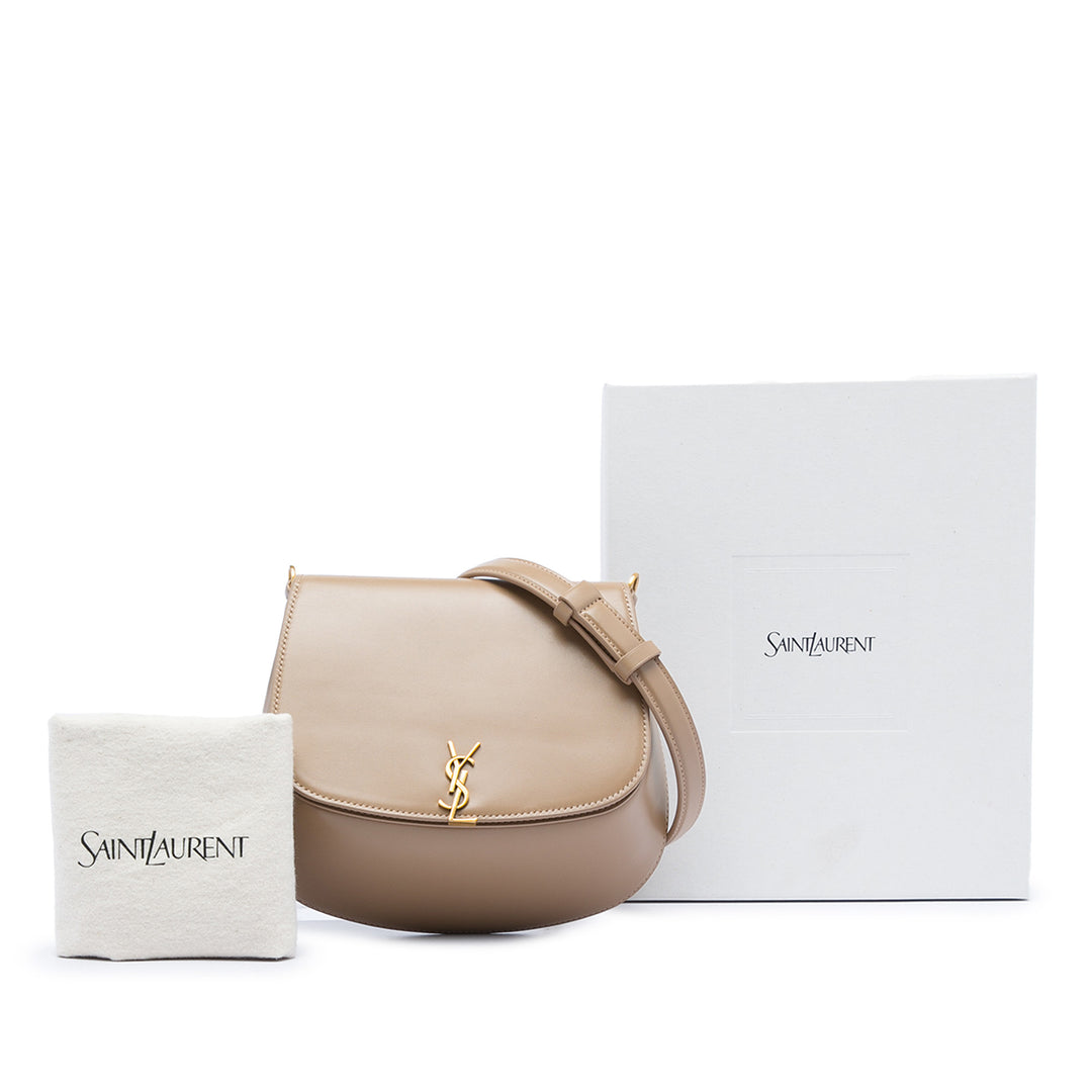 Saint Laurent Mini Box Cuir de veau Monogram Voltaire sac à anse supérieure