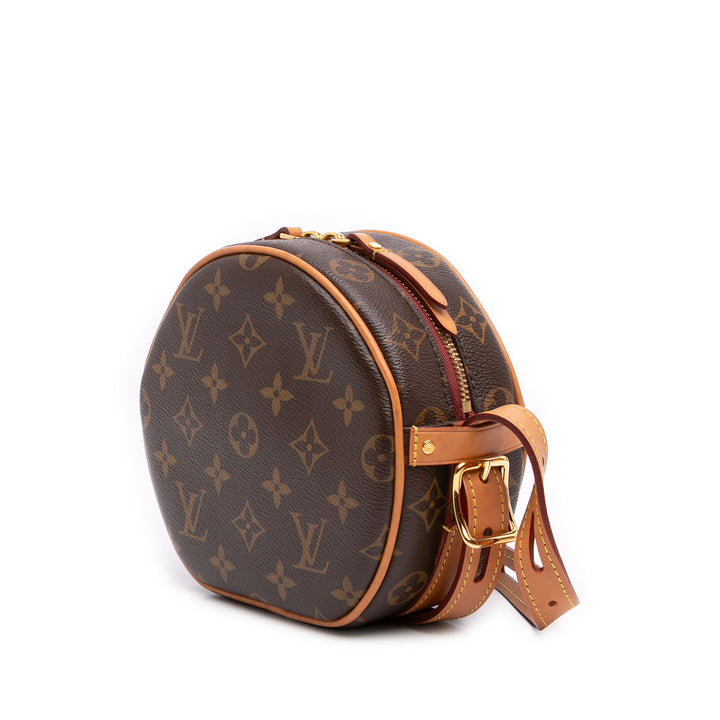 Louis Vuitton Boite Chapeau Souple PM Monogram Marron – vue 2 – GABY PARIS