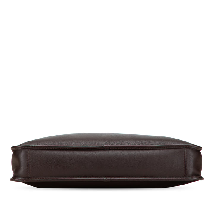 LOEWE Cuir Anagram Toledo Porte-documents Marron