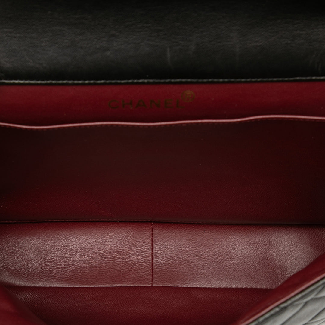 Chanel Jumbo Matelassé Cuir d’agneau Double Sided à rabat