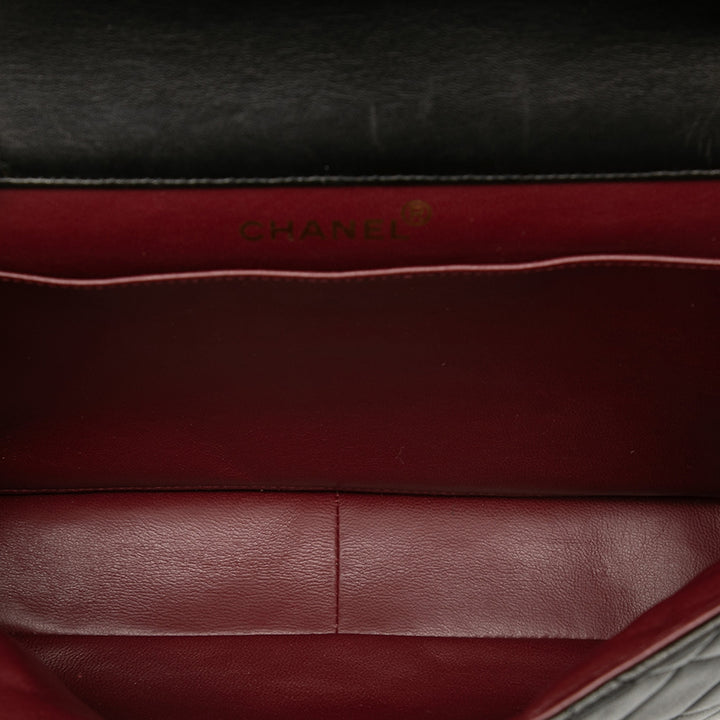 Chanel Jumbo Matelassé Cuir d’agneau Double Sided à rabat