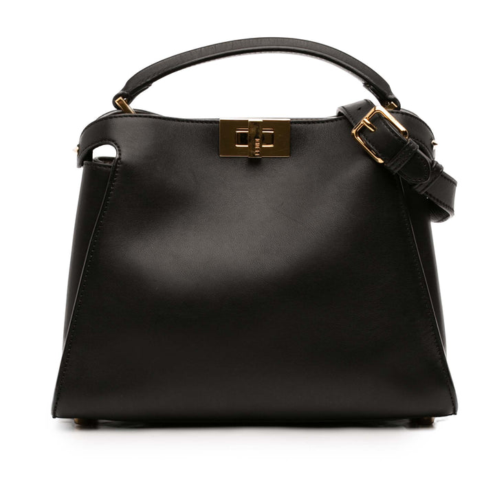 Fendi Medium Cuir Peekaboo Iconic Essentially Sac