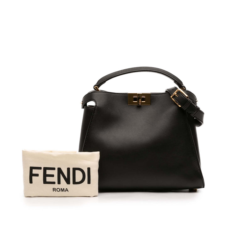 Fendi Medium Cuir Peekaboo Iconic Essentially Sac