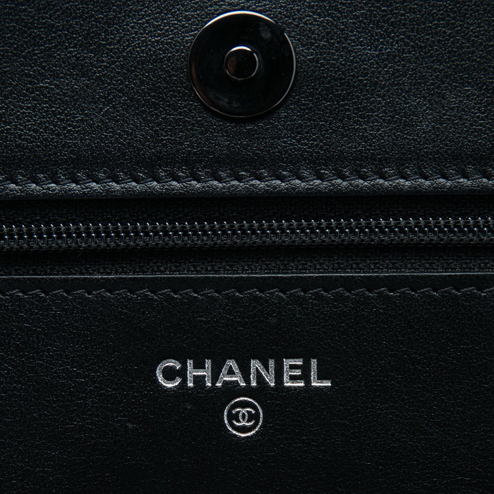 Chanel Matelassé vieilli So Gabrielle Wallet on Chain Cuir de veau